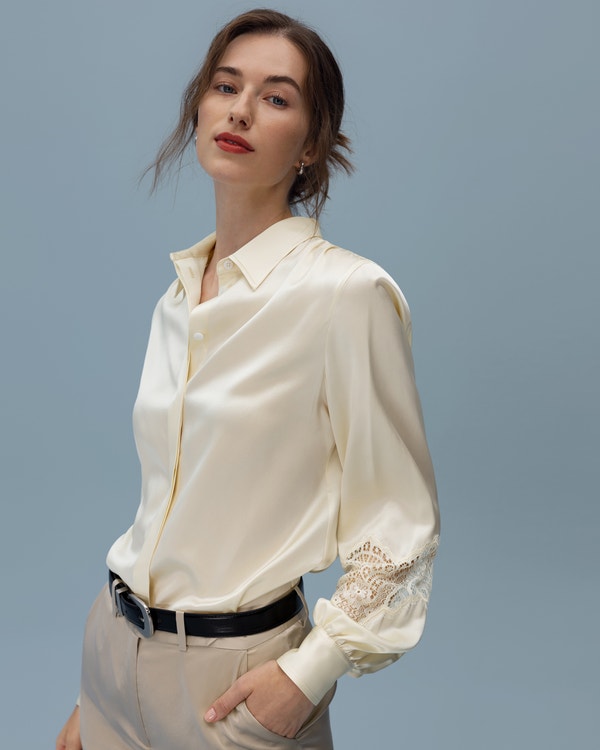 The Armeria Lace Blouse